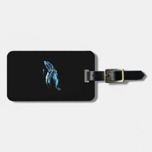 Scuba Diver Humpback Whale Schwimmen Geschenk Gepäckanhänger