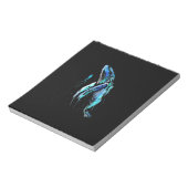 Scuba Diver Humpback Whale Schwimmen Geschenk Notizblock (Rotiert)