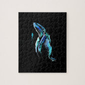 Scuba Diver Humpback Whale Schwimmen Geschenk Puzzle (Vertikal)