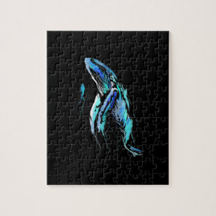 Scuba Diver Humpback Whale Schwimmen Geschenk Puzzle