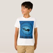 Scuba Diver in einem Fischschuss T-Shirt (Vorne ganz)