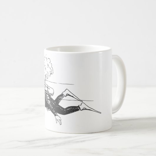 Scuba Diver Kaffeetasse (VorderseiteRechts)
