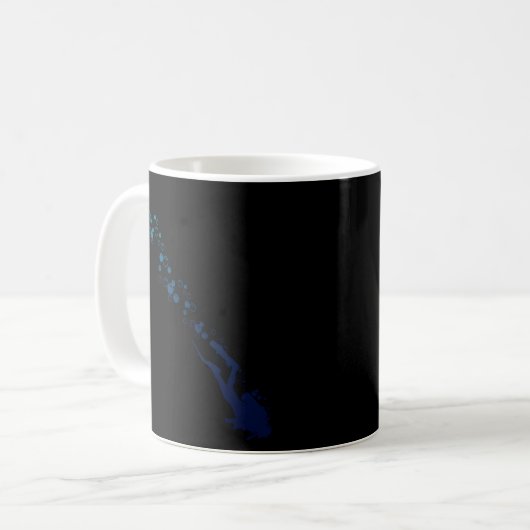 Scuba Diver Kaffeetasse (Vorderseite Links)