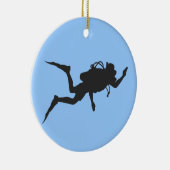 Scuba Diver Keramikornament (Rechts)