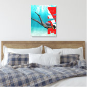 SCUBA Diver Leinwanddruck (Insitu (Schlafzimmer))