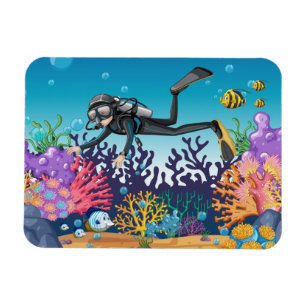 Scuba Diver magnet
