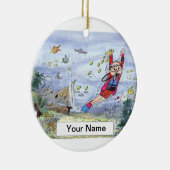 Scuba Diver - Männlich Keramikornament (Rechts)