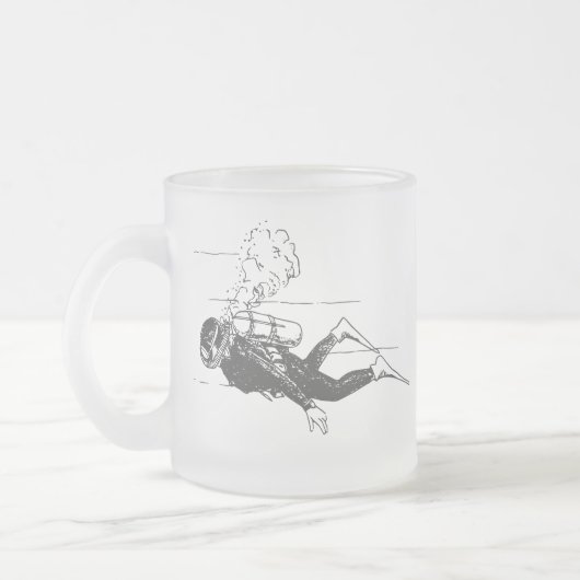 Scuba Diver Mattglastasse (Links)