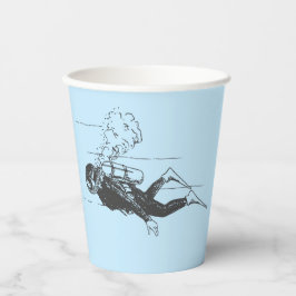 Scuba Diver Pappbecher