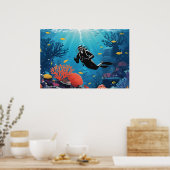 Scuba Diver Poster (Küche)