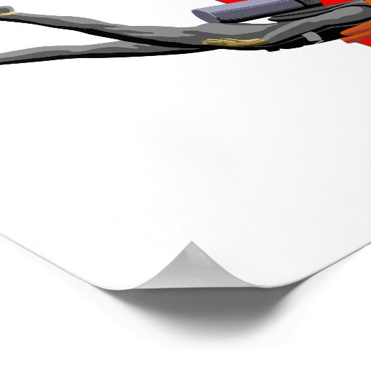 SCUBA Diver Poster (Ecke)