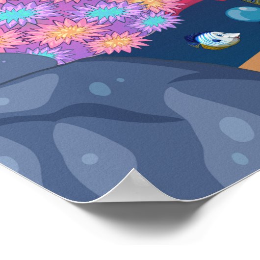 Scuba Diver Poster (Ecke)