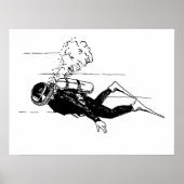 Scuba Diver Poster (Vorne)