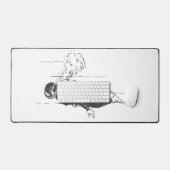 Scuba Diver Schreibtischunterlage (Tastatur & Maus)