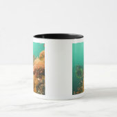 Scuba Diver & Scorpionfish Scorpanopsis Tasse (Zentrum)
