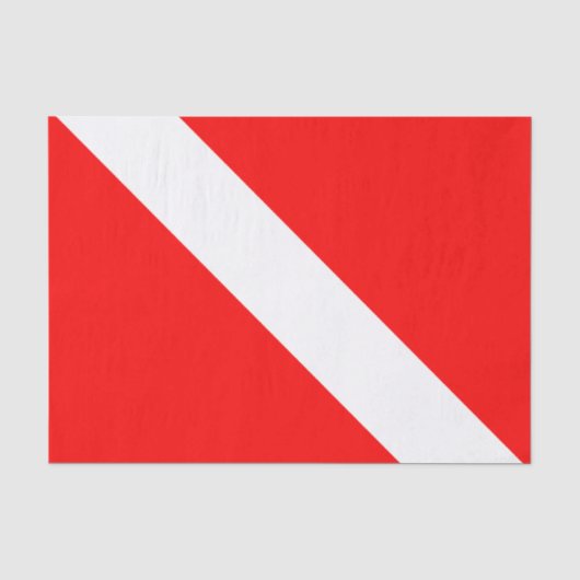 Scuba Diver Seidenpapier (Vorderseite)