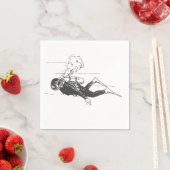 Scuba Diver Serviette (Beispiel)