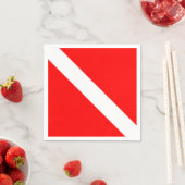 Scuba Diver Serviette (Beispiel)