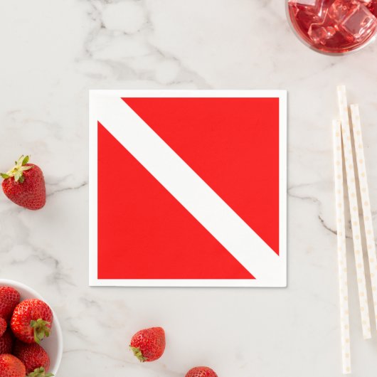 Scuba Diver Serviette (Beispiel)