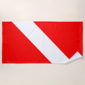 Scuba Diver Strandtuch (Vorderseite)