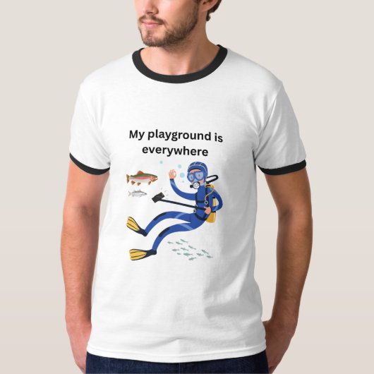 Scuba Diver T-Shirt (Vorderseite)