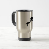 Scuba Diver - Travel Mug Reisebecher (Vorderseite Links)
