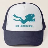 Scuba Diver Truckerkappe (Vorderseite)