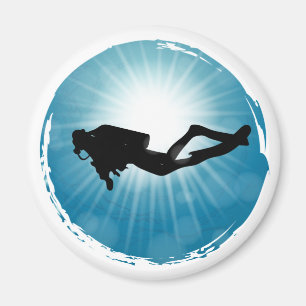 Scuba Diver Unterwasser-Lichtstrahl Magnet