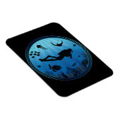 Scuba Diver Unterwasser Magnet (Rechte Seite)
