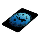 Scuba Diver Unterwasser Magnet (Linke Seite)