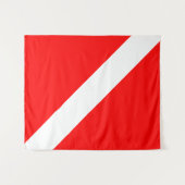 Scuba Diver Wandteppich (Vorderseite (Horizontal))