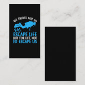 Scuba Diver - Wassersport Scuba Tauchen Schnorchel Visitenkarte (Vorne/Hinten)