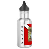Scuba Diver Water Flasche Edelstahlflasche (Links)