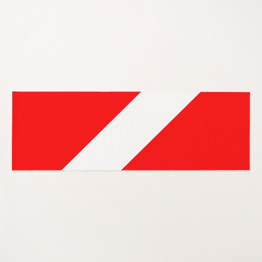 Scuba Diver Yogamatte (Vorderseite (Horizontal))