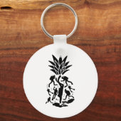 Scuba Divers Ananas Schlüsselanhänger (Vorderseite)
