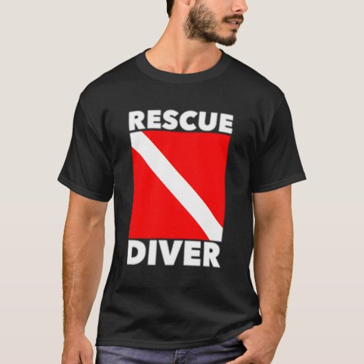Scuba Divers Certified Rescue Diver T-Shirt (Vorderseite)