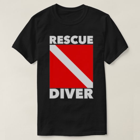SCUBA Divers Certified Rescue Diver TShirt (Design vorne)
