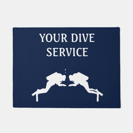 SCUBA Divers Dock Mat Fußmatte (Vorderseite)