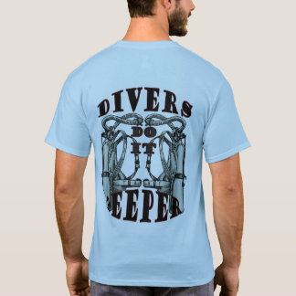 Scuba Divers Funny Do It Mens Blue T - Shirt