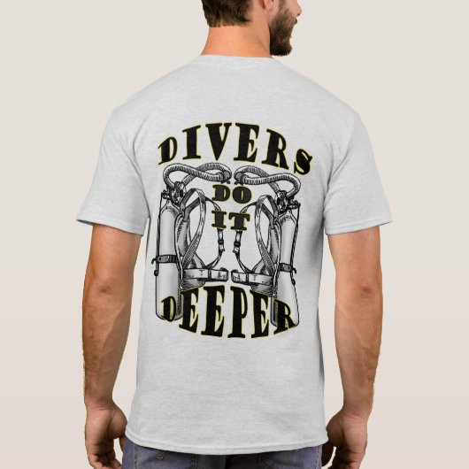 Scuba Divers Funny Do It Mens T - Shirt 1 (Rückseite)