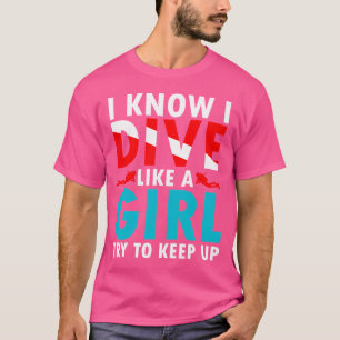 Scuba Divers Taucherflagge Girls Dive T-Shirt