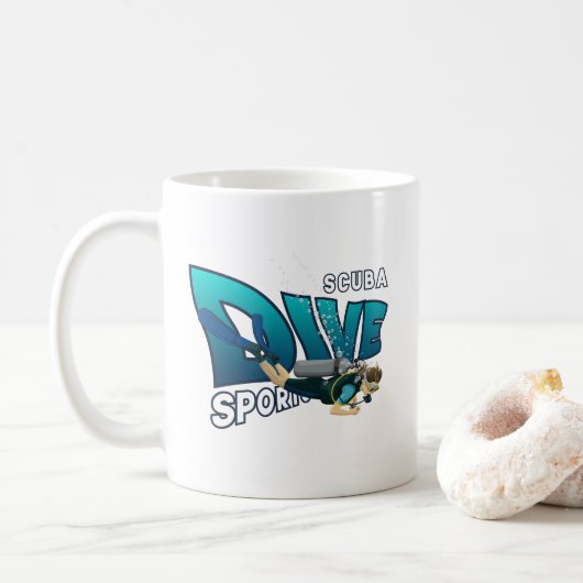 Scuba Diving | 11# Kaffeetasse (Mit Donut)