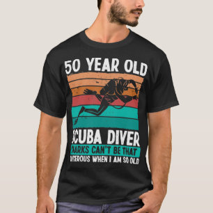 Scuba Diving 50. Geburtstagsidee für Scuba Diver T-Shirt