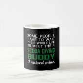 Scuba Diving Buddy Kaffeetasse (Mittel)