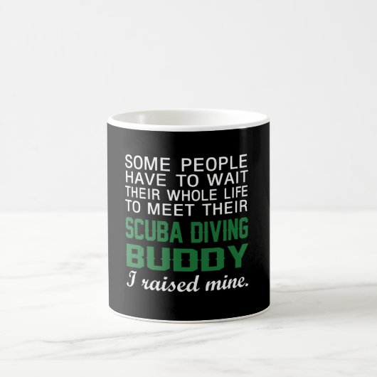 Scuba Diving Buddy Kaffeetasse (Mittel)