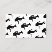 Scuba Diving Business Cards Visitenkarte (Rückseite)