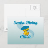Scuba Diving Chick #3 Postkarte (Vorne/Hinten)
