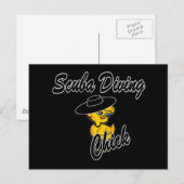 Scuba Diving Chick #4 Postkarte (Vorne/Hinten)