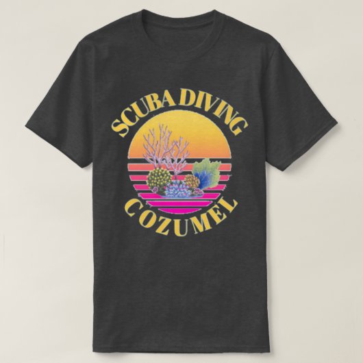 Scuba Diving Cozumel T-Shirt (Design vorne)