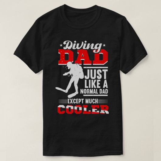 Scuba Diving Dad Father's Day Gift Diver Scuba Div T-Shirt (Design vorne)